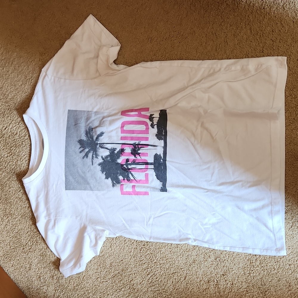 Old Navy Small White Men's Florida Shirt